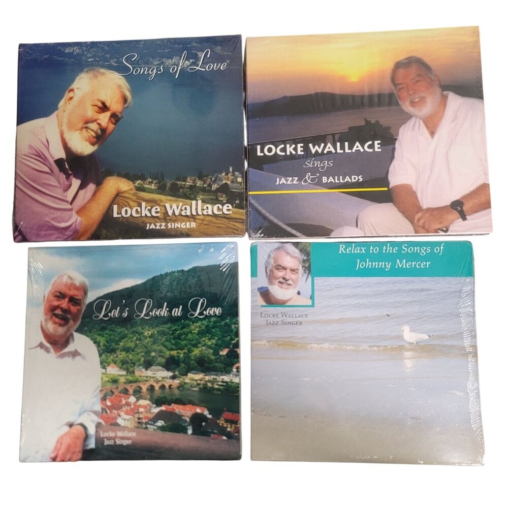 Locke Wallace Jazz Singer 4 CD Set Songs Of Love Jazz & Ballads Sealed New